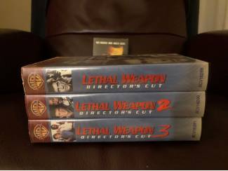 VHS VHS Lethal weapon deel 1 deel 2 deel 3 + Payback