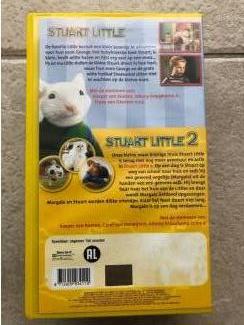 VHS VHS duo videoband Stuart Little deel 1 + Stuart Little deel 2