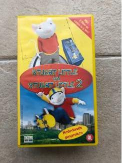 VHS duo videoband Stuart Little deel 1 + Stuart Little deel 2