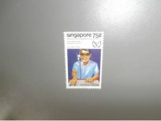 Postzegels | Azie Postzegels Singapore 1977 - 1981 /Zeilschepen -Fauna -DeeJay