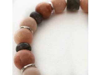 Sieraden en Tassen Armbandenset van natuursteen