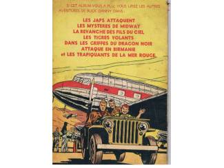 Stripboeken Buck Danny: Les Pirates du D&eacute;sert. 1e druk 1952.