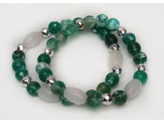 Sieraden en Tassen Armbandenset van natuursteen