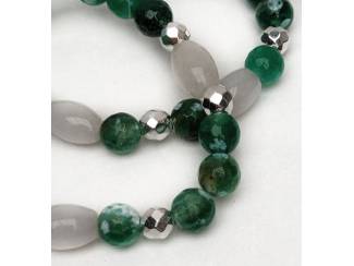 Sieraden en Tassen Armbandenset van natuursteen