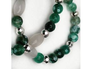 Sieraden en Tassen Armbandenset van natuursteen