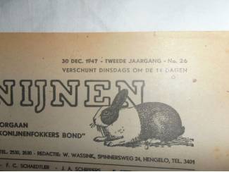 Huisdieren AFGEPRIJSD: Onze Konijnen 1947