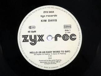 Grammofoon / Vinyl Kim Davis Hello 3 nrs 12" Maxi Vinyl Single 1986 mooie staat