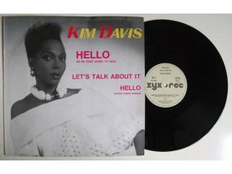 Grammofoon / Vinyl Kim Davis Hello 3 nrs 12" Maxi Vinyl Single 1986 mooie staat