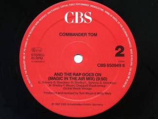 Grammofoon / Vinyl Commander Tom And The Rap Goes On 12” Maxi Vinyl Single 1987