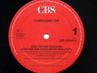 Grammofoon / Vinyl Commander Tom And The Rap Goes On 12” Maxi Vinyl Single 1987