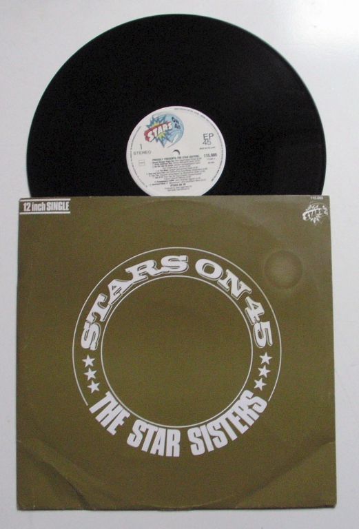 The Star Sisters Stars on 45 12" Maxi Vinyl Single 1983 ZGAN