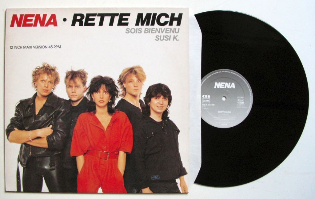 Nena Rette Mich 12" Maxi Vinyl Single 1984 ZGAN