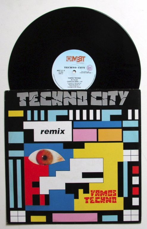 Techno City Vamos Techno (Remix) 12" Maxi Vinyl Single 1991