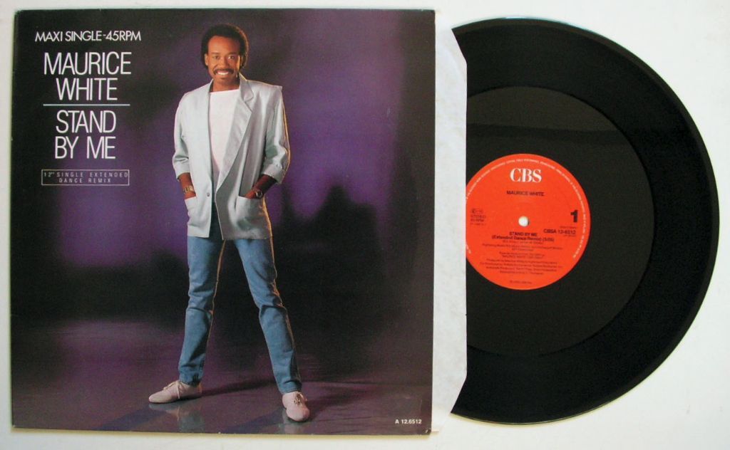 Maurice White Stand By Me 12" Maxi Vinyl Single 1985 mooi