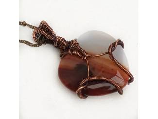 Kettinghangers Hanger met agaat