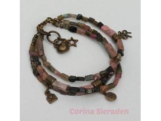 Armband van natuursteen