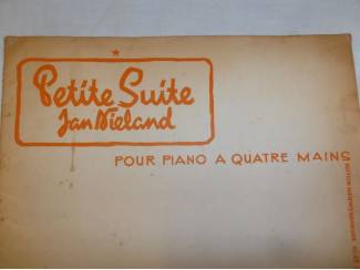 Bladmuziek 18. Jan Nieland Petite suite 4 mains.