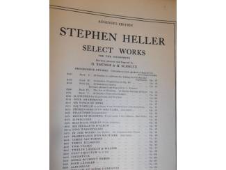 Bladmuziek 22. Stephen Heller select works.