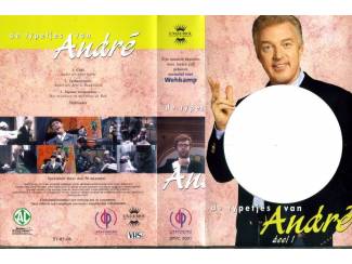VHS De typetjes van Andr&eacute; van Duin deel 1 en deel 2 VHS + CD