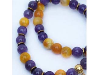 Armbanden Armbandenset van natuursteen