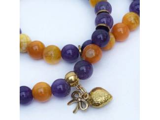 Armbanden Armbandenset van natuursteen