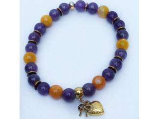 Armbanden Armbandenset van natuursteen