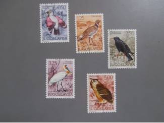 Postzegels Joegoslavië 1950 - 1972 / Fauna en Technologie