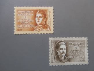 Postzegels Rusland - Sovjet Unie 1963 -1967 / Revolution-WOII