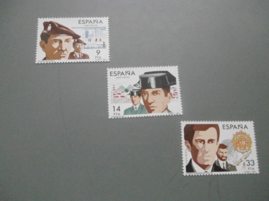 Postzegels Spanje - España 1977-1999 / Security Forces