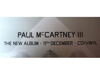 Posters Paul McCartney III dubbelzijdige promotie poster NIEUW
