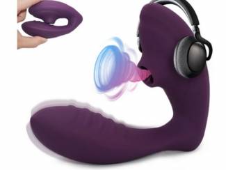 Speeltjes Twee in een sucking vibration vibrator