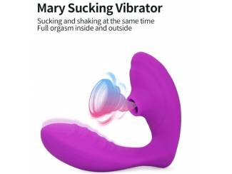 Speeltjes Twee in een sucking vibration vibrator