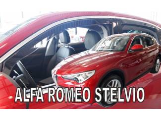 Alfa Romeo zijwindschermen pasvorm donker getint oa 159 147