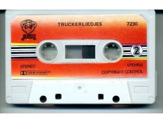 Cassettebandjes Truckerliedjes 12 nrs cassette ZGAN  Label: RAM Cataloge: 7230 Op