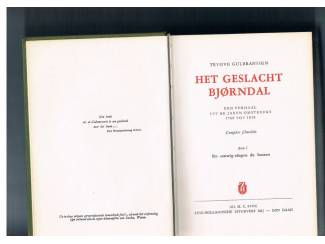 Romans Het geslacht Bj&oslash;rndal &ndash; Trygve Gulbranssen