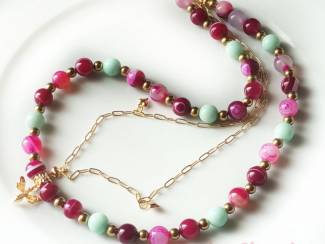 Sieraden en Tassen Ketting van edelsteen