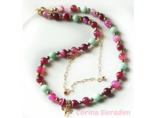 Sieraden en Tassen Ketting van edelsteen