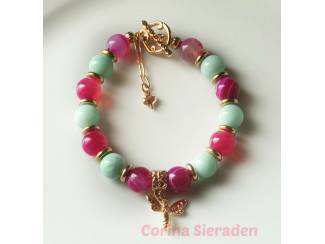 Sieraden en Tassen Armband van natuursteen