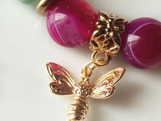 Sieraden en Tassen Armband van natuursteen