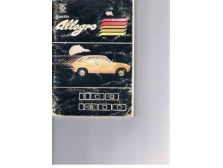 Handleiding Austin Allegro 1100 &ndash; 1300.
