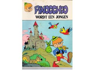 Stripboeken Pinocchio wordt een jongen