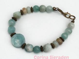 Sieraden en Tassen Armband van natuursteen