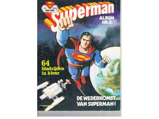 Stripboeken Superman album nr. 2 &ndash; De wederkomst van Superman!