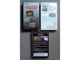 VHS Voetbal 3 VHS banden zeer mooie staat