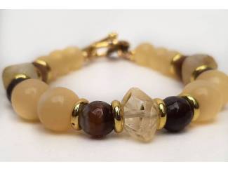 Sieraden en Tassen Armband van natuursteen