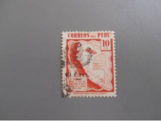 Postzegels Peru 1938 / Motives Map
