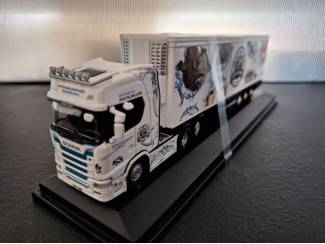 Vrachtwagens Scania S Series Highline Fridge Whitelink Seafoods Schaal 1:76