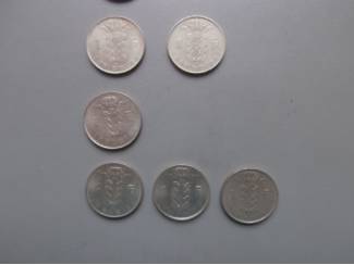 Munten België 1 Franc 1951 - 1980 / 10 x