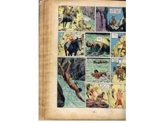 Antiquarische strips Corentin bij de roodhuiden