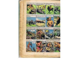 Antiquarische strips Corentin bij de roodhuiden